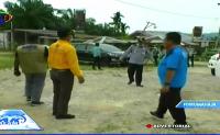  SEKDAKAB KAMPAR TINJAU POSKO KESEHATAN COVID 19 DI PERBATASAN